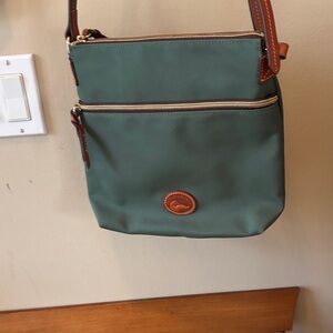 Dooney & Bourke Green Nylon Crossbody Bag